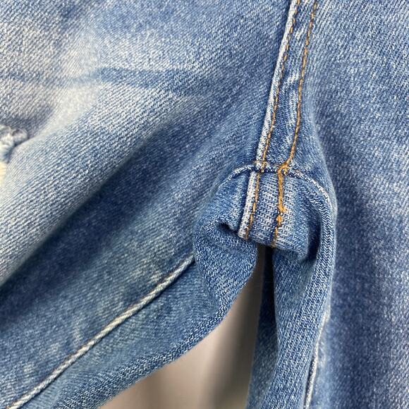 GBG Los Angeles High Rise Blue Distressed Denim Skinny Jeans Women's Size 26 - Picture 5 of 8